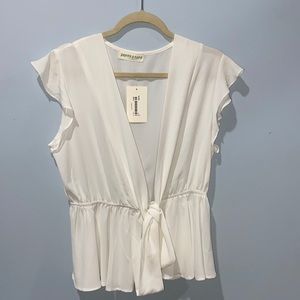 White blouse size L